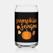 Pumpkin-Saison Herbst Dosenglas (Rückseite)
