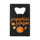 Pumpkin-Saison Herbst Geldbeutel Flaschenöffner (Vorderseite)