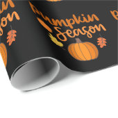 Pumpkin-Saison Herbst Geschenkpapier (Rolleneckpunkt)