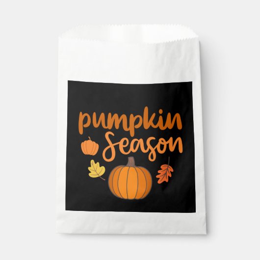 Pumpkin-Saison Herbst Geschenktütchen (Vorderseite)