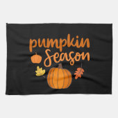 Pumpkin-Saison Herbst Geschirrtuch (Horizontal)