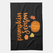 Pumpkin-Saison Herbst Geschirrtuch (Vertikal)