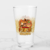 Pumpkin Saison Herbst individuell anpassen Glas (Rückseite)