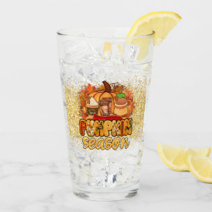 Pumpkin Saison Herbst individuell anpassen Glas