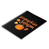 Pumpkin-Saison Herbst Notizblock (Linke Seite)