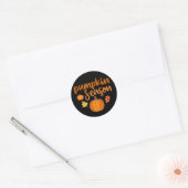 Pumpkin-Saison Herbst Runder Aufkleber (Umschlag)
