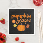 Pumpkin-Saison Herbst Serviette (Beispiel)