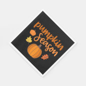 Pumpkin-Saison Herbst Serviette (Ecke)