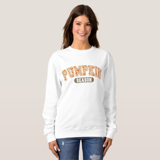 Pumpkin-Saison Herbst Sweatshirt (Vorne ganz)