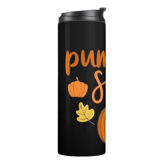 Pumpkin-Saison Herbst Thermosbecher (Nach links gedreht)