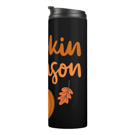 Pumpkin-Saison Herbst Thermosbecher (Nach rechts gedreht)