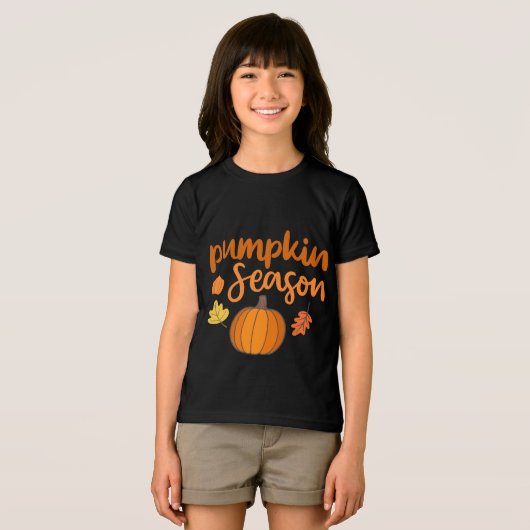 Pumpkin-Saison Herbst Tri-Blend Shirt (Vorderseite Voll)
