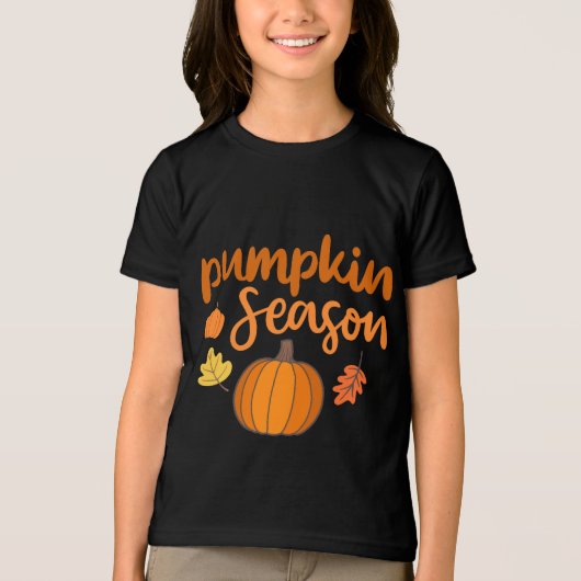 Pumpkin-Saison Herbst Tri-Blend Shirt (Vorderseite)