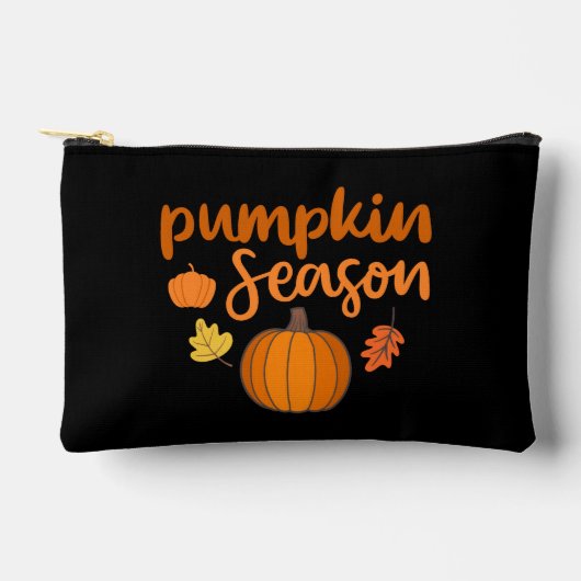 Pumpkin-Saison Herbst Zubehörtasche (Vorderseite)