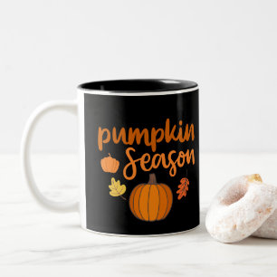 Pumpkin-Saison Herbst Zweifarbige Tasse