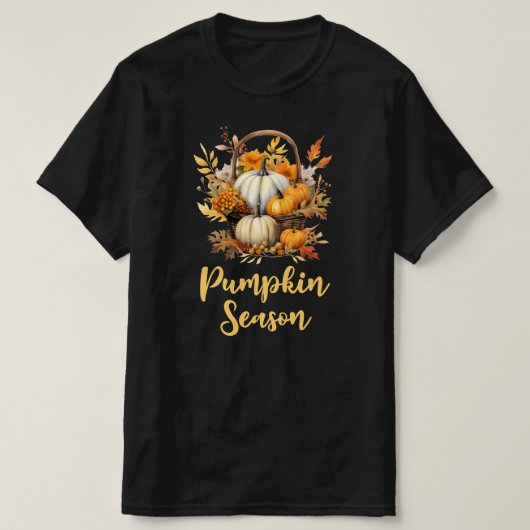 Pumpkin-Saison Herbstausgang T-Shirt (Design vorne)