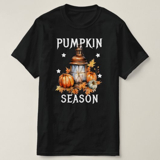 Pumpkin-Saison Herbstausgang T-Shirt (Design vorne)