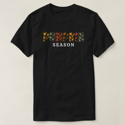 Pumpkin-Saison Herbstausgang T-Shirt (Design vorne)