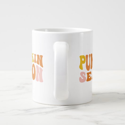Pumpkin-Saison Jumbo-Tasse (Rückseite)