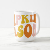 Pumpkin-Saison Kaffeetasse (VorderseiteRechts)