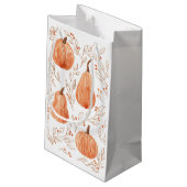 Pumpkin-Saison Kleine Geschenktüte (Rückseite Schrägansicht)