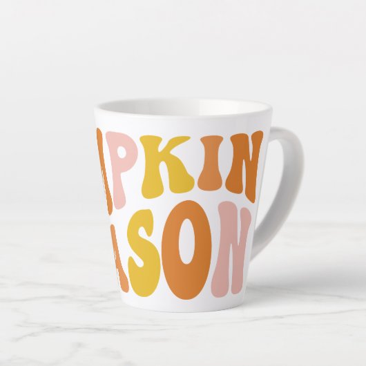 Pumpkin-Saison Milchtasse (Rechte Ecke)