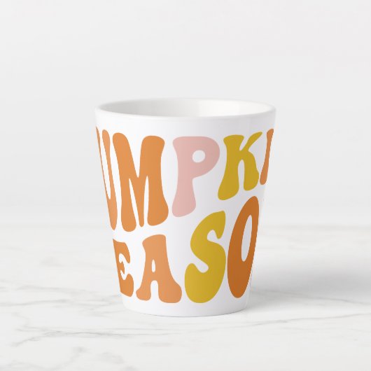 Pumpkin-Saison Milchtasse (Vorderseite)