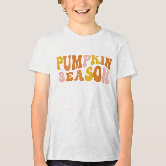 Pumpkin-Saison Tri-Blend Shirt (Vorderseite)