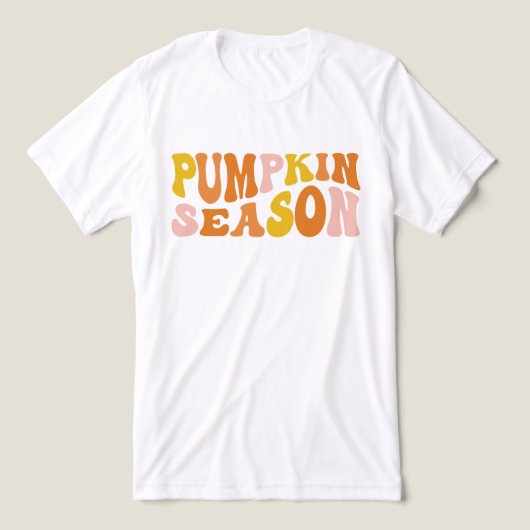 Pumpkin-Saison Tri-Blend Shirt (Design Vorderseite)