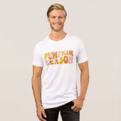 Pumpkin-Saison Tri-Blend Shirt (Vorderseite voll)