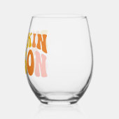 Pumpkin-Saison Weinglas Ohne Stiel (Links)