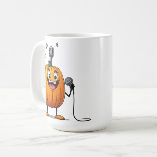Pumpkin Sänger Kaffeetasse (Vorderseite Links)