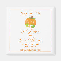 Pumpkin Save the Date