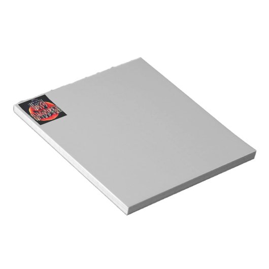 Pumpkin Scare-Whit Notepad Notizblock (angewinkelt)