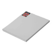 Pumpkin Scare-Whit Notepad Notizblock (Rotiert)