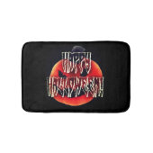 Pumpkin-Scare-Wht Badematte (Vorderseite)