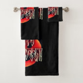 Pumpkin Scare-Wht Badhandtuch Set (Insitu)