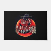 Pumpkin Scare-Wht Fußmatte (Vorderseite)