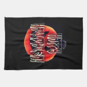 Pumpkin Scare-Wht Küchentücher (Horizontal)