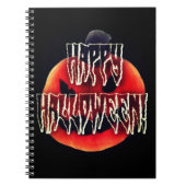 Pumpkin Scare-Wht Notizblock (Vorderseite)