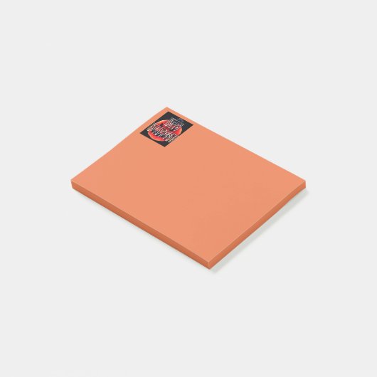 Pumpkin Scare-Wht Post-It Notes Post-it Klebezettel (angewinkelt)