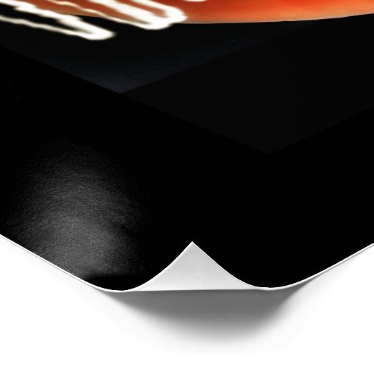 Pumpkin Scare-Wht Poster (Ecke)