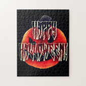 Pumpkin Scare-Wht Puzzle (Vertikal)