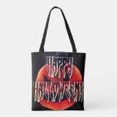 Pumpkin Scare-Wht Tasche (Rückseite)