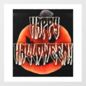 Pumpkin Scare Window Fensteraufkleber (Blatt)