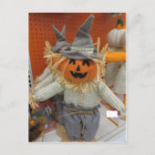 Pumpkin Scarecrow Postkarte (Vorderseite)