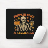 Pumpkin Sce Abolish Ice Anti-trump Resist Fall Hal Mousepad (Mit Mouse)