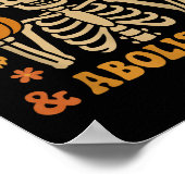 Pumpkin Sce Abolish Ice Anti-trump Resist Fall Hal Poster (Ecke)