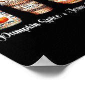 Pumpkin Sce And Jesus Christ Women Christan Fall C Poster (Ecke)