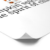 Pumpkin Sce And The Srit Of Christ, Christian Hall Poster (Ecke)